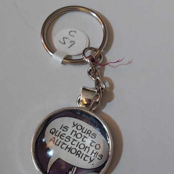 Keychain Comic Sayings Quote Unique Handmade - Picture 2 of 2